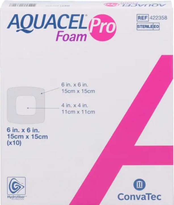 Produktbild Aquacel Ag AQUACEL Foam Pro 15x15cm 10 Stk