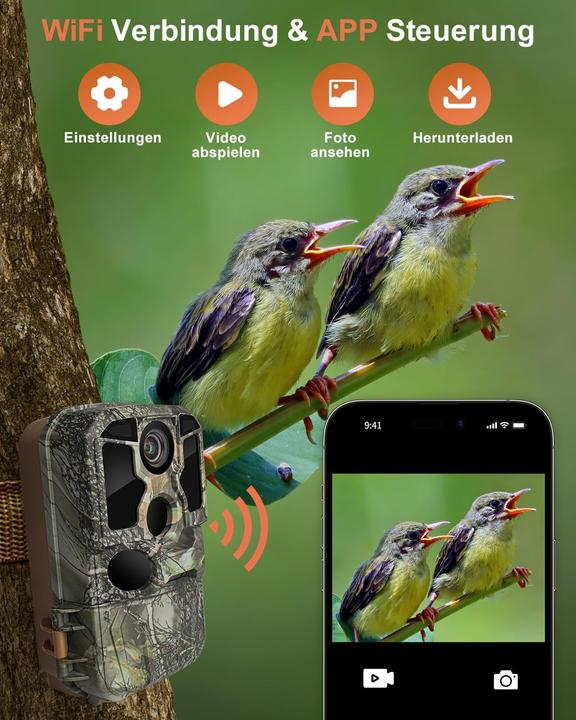 Image du produit KJK 4K Wildkamera mit Nachtsicht