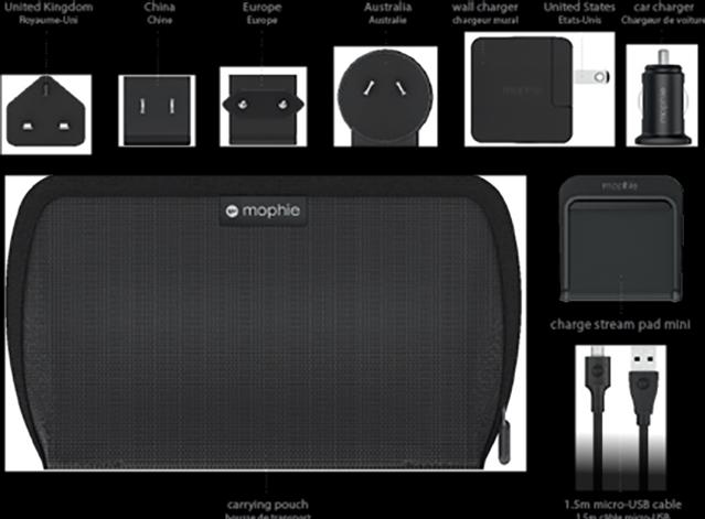 Produktbild mophie Charge Stream Global (10 W)