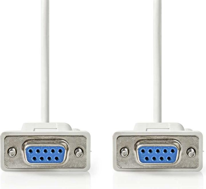 Produktbild Nedis Nullmodemkabel | D-SUB 9-Pin-Buchse | D-SUB 9-Pin-Buchse | Vernickelt | 2.00 m | Rund | PVC | (Antennenkabel)
