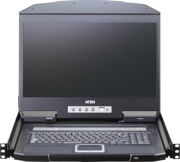 Image du produit Aten CL3116NX Commutateur KVM, 18,5 pouces TFT, VGA, PS/2-USB, 16 ports, DE-Layout