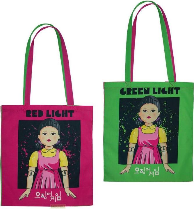 Produktbild Cinereplicas Squid Game Tragetasche Red light, green light