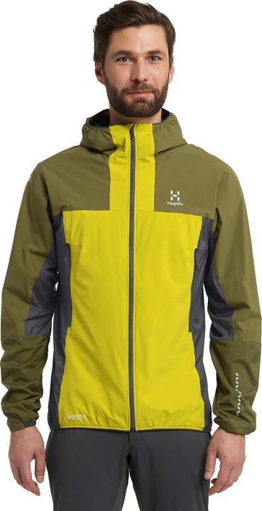 Actual product image Haglöfs L.I.M Alpha Hood Men Aurora/olive green (XL)