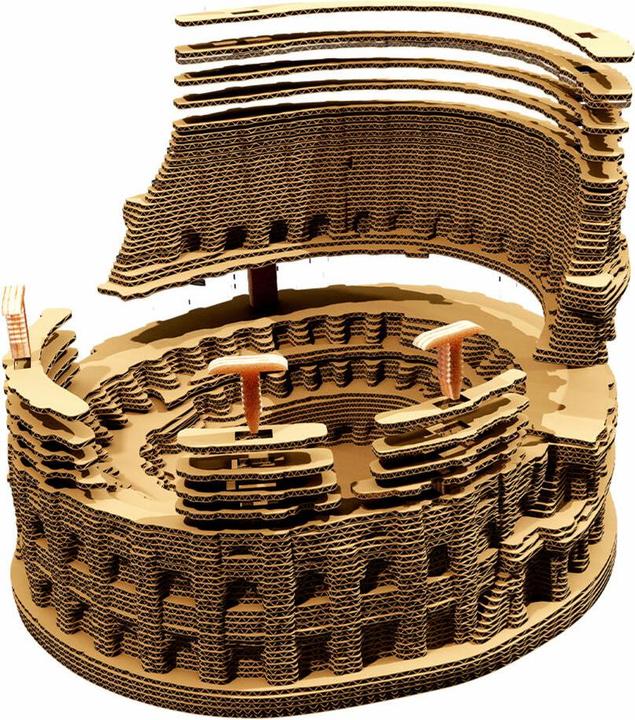 Actual product image Cartonic Colosseum - 3D cardboard model