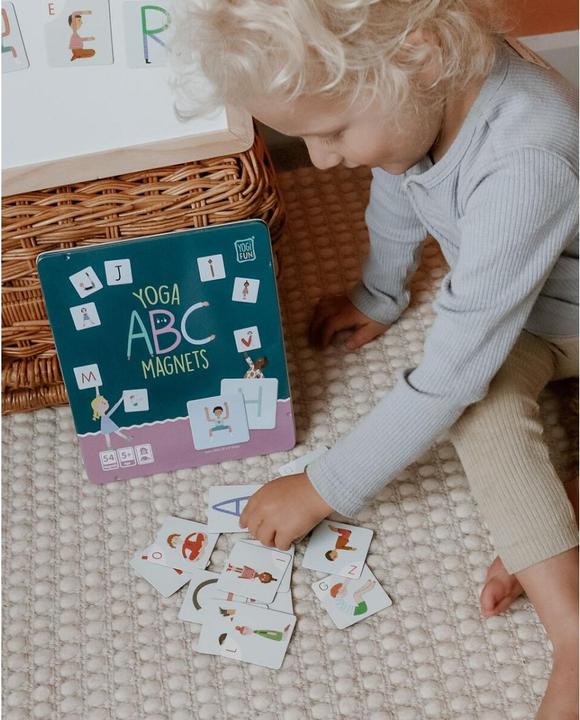 Produktbild Yogi Fun Yoga ABC Magnete (Englisch, Deutsch, Französisch, Italienisch)