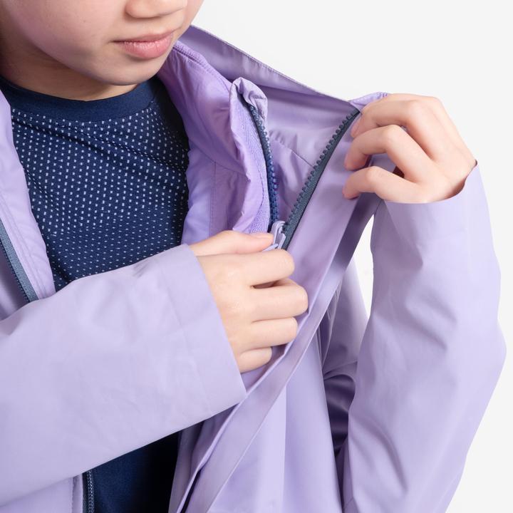 Immagine prodotto Kiprun Giacca da running per bambini 3-in-1 impermeabile e rimovibile - viola (122)