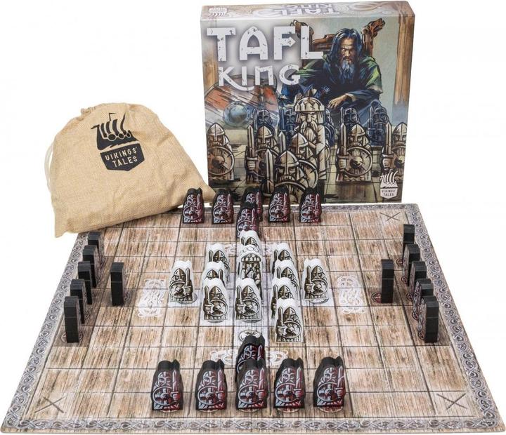 Produktbild Tactic Viking's Tales: Tafl King (58984) (Schwedisch, Französisch, Englisch, Russisch, Finnisch, Litauisch, Deutsch, Spanisch, Ukrainisch)