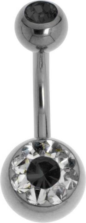 Actual product image Bijouteria Bellypiercing (Titanium, Swarovski Crystal)