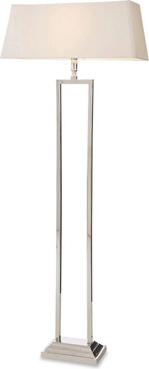 Loberon Stehlampe Barki creme/silber (E27)