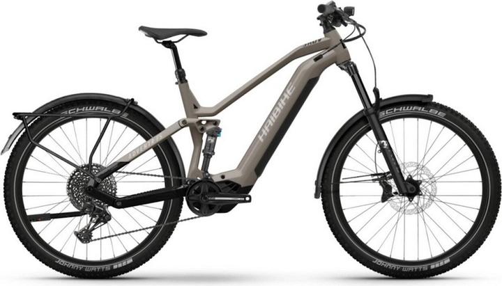Actual product image Haibike Adventr FS 10 MTB Fully - Gloss Warm Grey Black