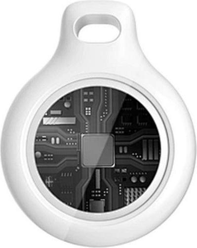 Actual product image Wiwu Location Tracking Anti-loss Device iTag Apple find my, white