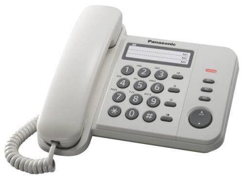 Panasonic KX-TS520FXW telefoon met snoer, wit