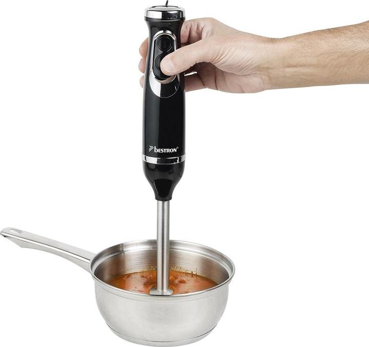 Image du produit Bestron Set mixeur plongeant en acier inoxydable