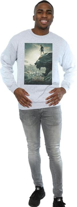 Immagine prodotto Felpa da uomo in cotone con poster di Black Panther (XXL)
