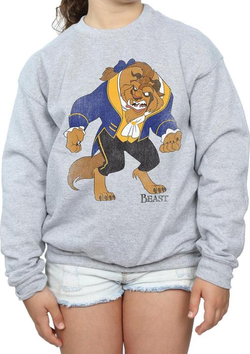 Actual product image Disney Girls Beauty And The Beast Classic Beast Sweatshirt (140, 146)