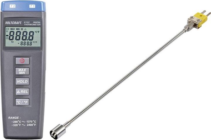 Produktbild Voltcraft Digital-Thermometer + Oberflächenfühler