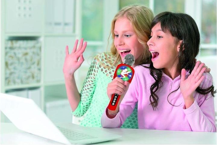 Actual product image Lexibook Bluetooth karaoke microphone with built-in speaker, lights and voice changer