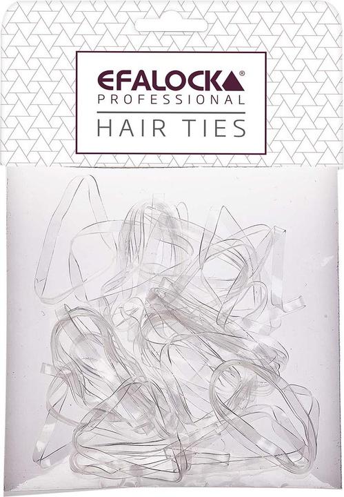 Efalock Rasta hair elastic thick/large transp.100pcs