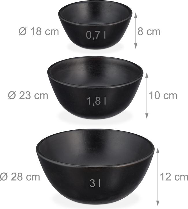 Actual product image Relaxdays salad bowl (3 l, 1 x)
