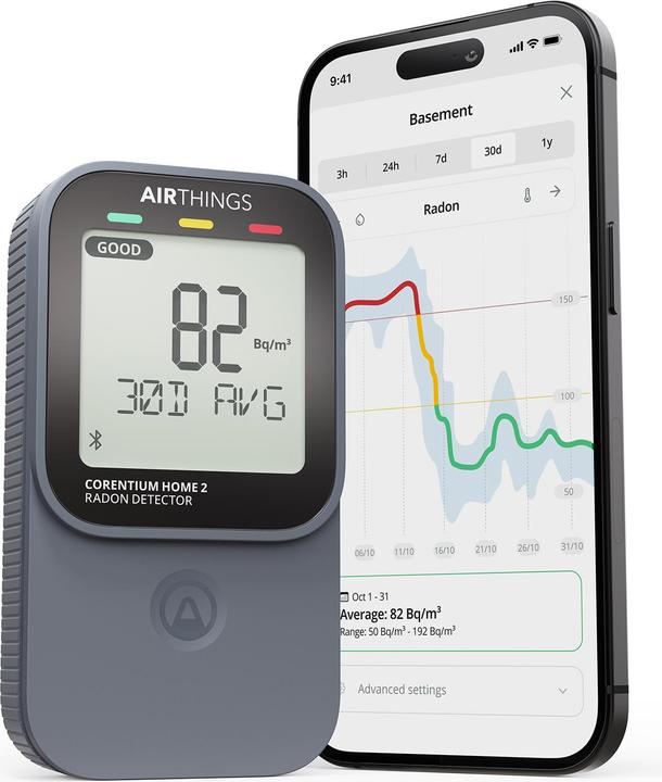 Actual product image Airthings Corentium Home 2