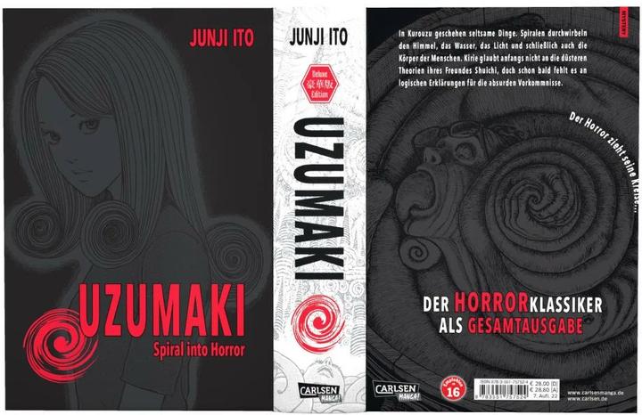 Actual product image Uzumaki Deluxe (German, Junji Ito, 2019)