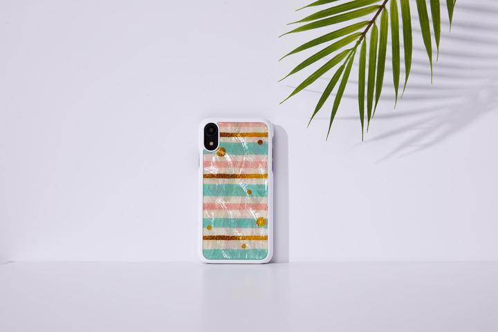 Immagine prodotto Ikins Custodia per smartphone iPhone XR pop menta bianca (Apple iPhone XR)