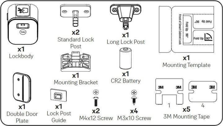Produktbild Yale Smart Cabinet Lock (Smartphone)