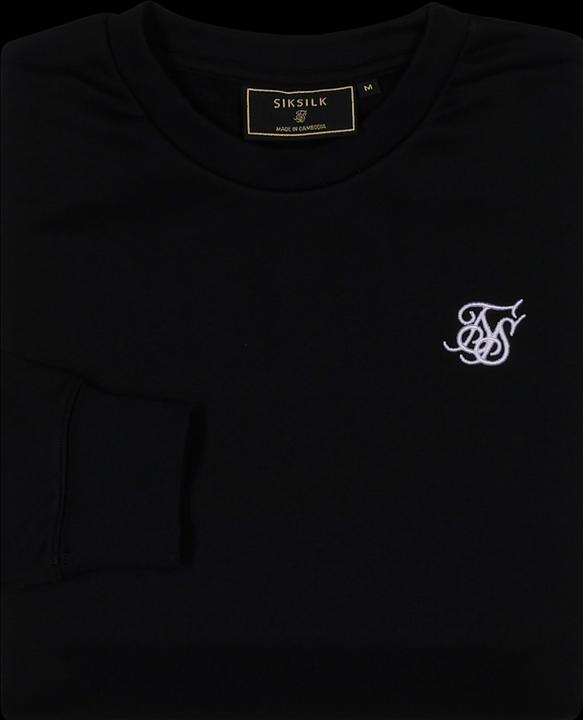 Actual product image Siksilk Sweatshirts Black Essential Sweatshirt (L)