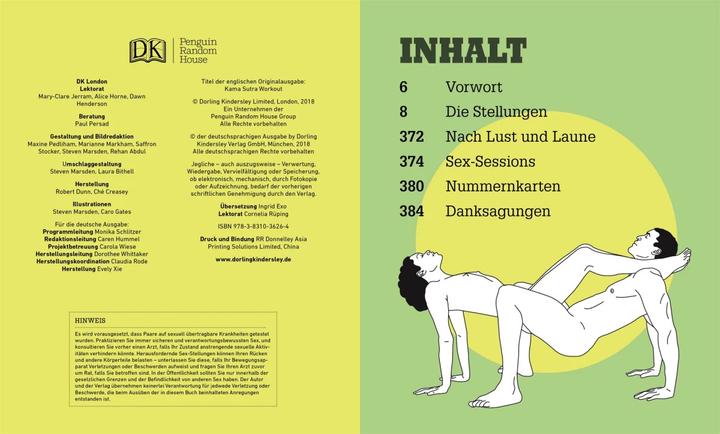 Actual product image Kamasutra Workout (German, DK Publishing House, 2018)