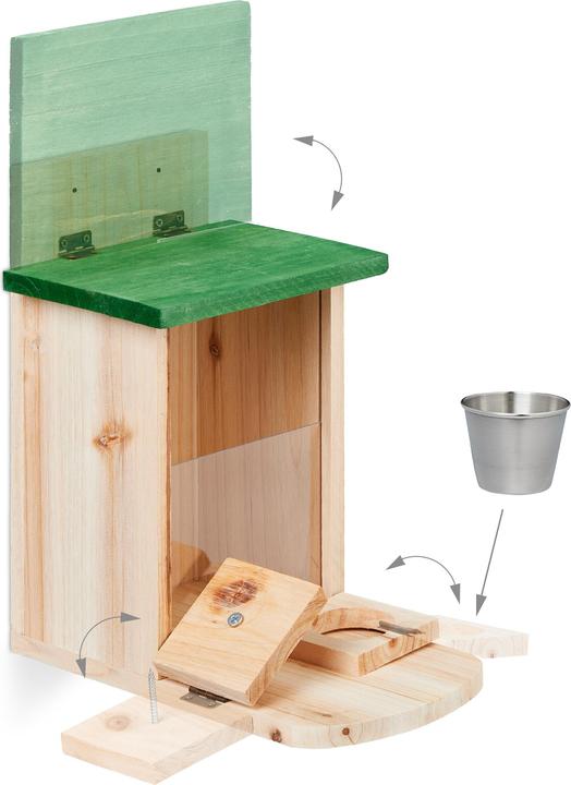 Produktbild Relaxdays Eichhörnchenfutterhaus