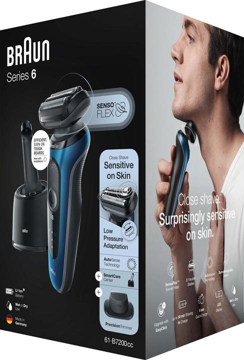 Actual product image Braun Series 6 electric shaver with precision trimmer