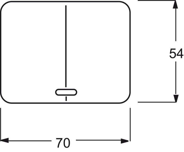 Produktbild Busch-Jaeger alpha exclusive Dimmer-Abde. 6545-266 für Memory-Serien titan