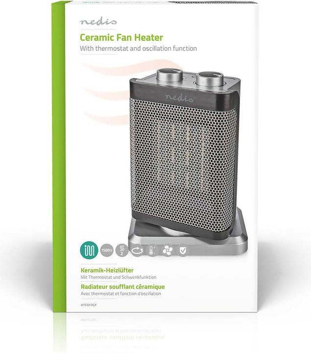 Produktbild Nedis Kompakter Keramik-Heizlüfter (1500 W)