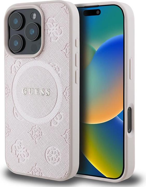 Produktbild Guess Safiano Peony Case (Apple iPhone 16 Pro Max)
