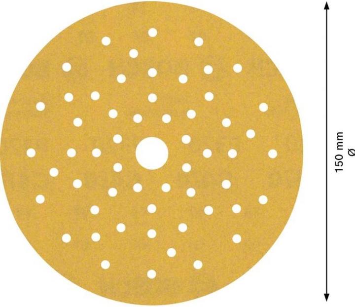 Immagine prodotto Bosch Professional Zubehör Expert C470 Carta vetrata multiforo per levigatrice rotorbitale, 150 mm, G 320, 50 pz. (320)