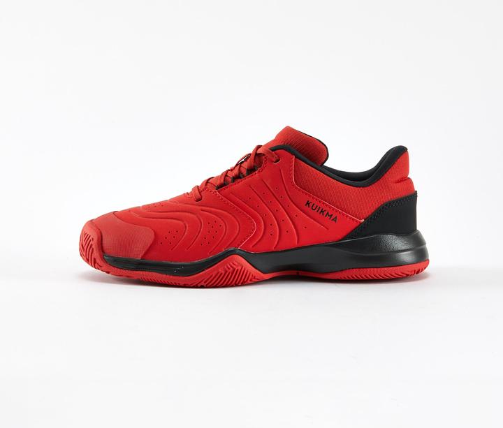 Artengo Kinder Tennisschuhe mit Schnürsenkel - TS Strong Jr rot