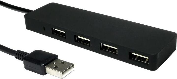 Actual product image Rs Pro USB 2.0 USB hub, 4 USB ports, USB A, USB, 105 x 30 x 10mm (USB-A, 4 Ports)