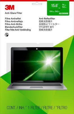 Actual product image 3M Anti-glare filter AG156W9B for 39.62cm 15.6 inch widescreen laptop 16:9 (15.59", 16 : 9)