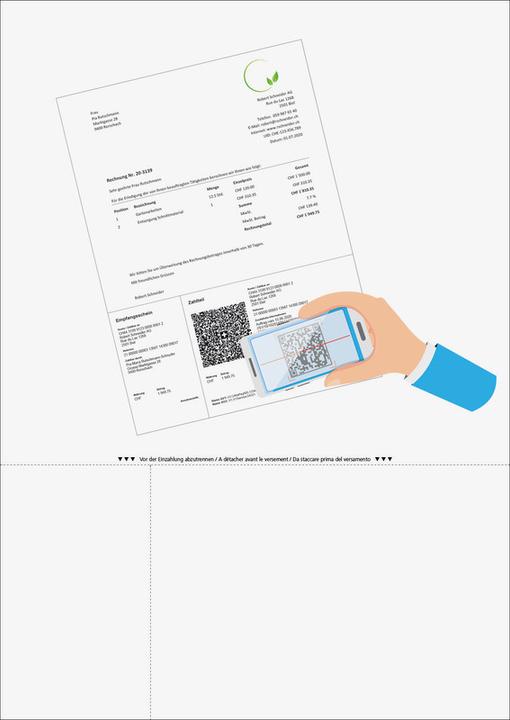 Produktbild Dataform Rechnungsformulare Premium für QR-Rechnung Recyclingpapier (500 x)
