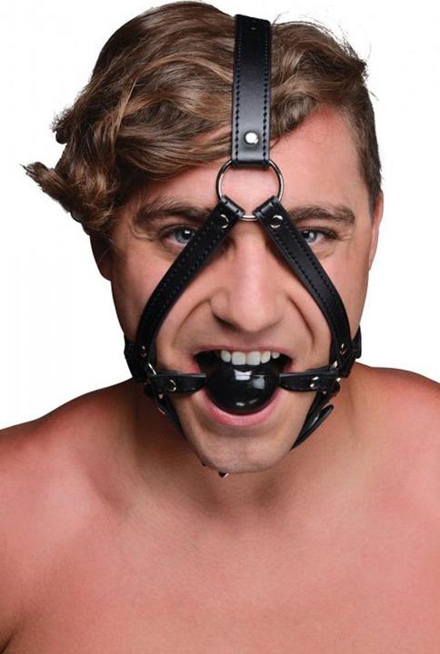 Produktbild XR Brands Head Harness + Ball Gag