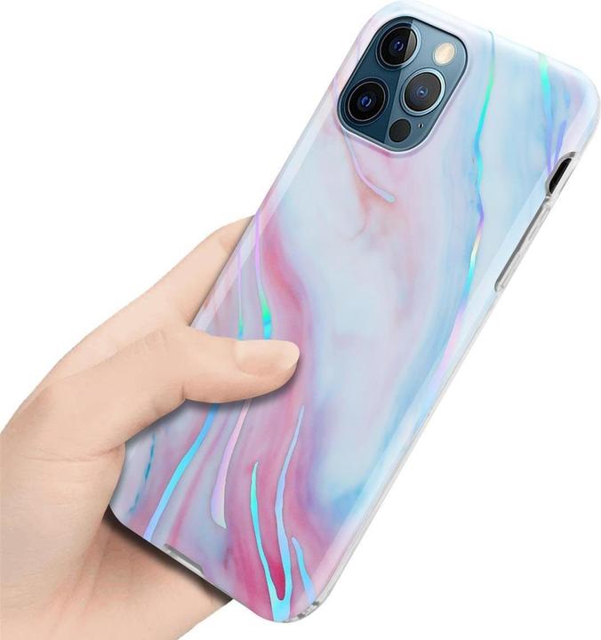 Actual product image Cadorabo IMD TPU Colorful Marble Cover (Apple iPhone 12 Pro Max)