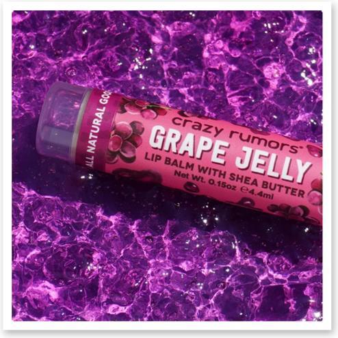 Actual product image Crazy Rumors Grape Jelly Lip Balm (Balm, 4.25 ml)