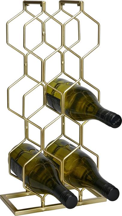 Image du produit Lipo Wine Rack Metal For 8 Bottles (23 x 11 x 48 cm)