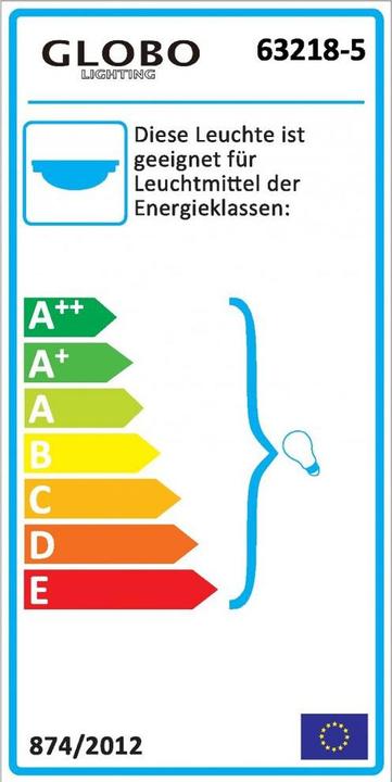 Label énergétique Globo Nevada (51 cm)
