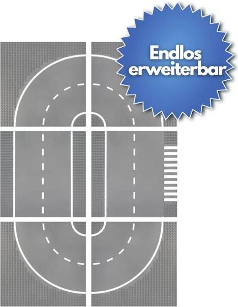 Actual product image Open Bricks Substructural Road Plate T-Crossing 32x32