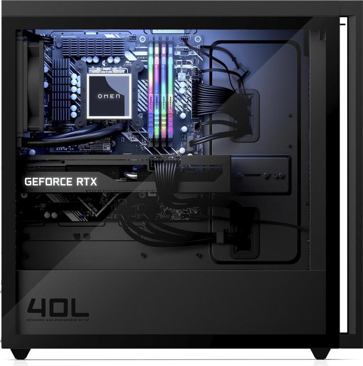 Actual product image HP Omen 40L GT21-0600nz RTX 3060 Ti (AMD Ryzen 7 5800X, 16 GB, 1000 GB, GeForce RTX 3060 Ti)