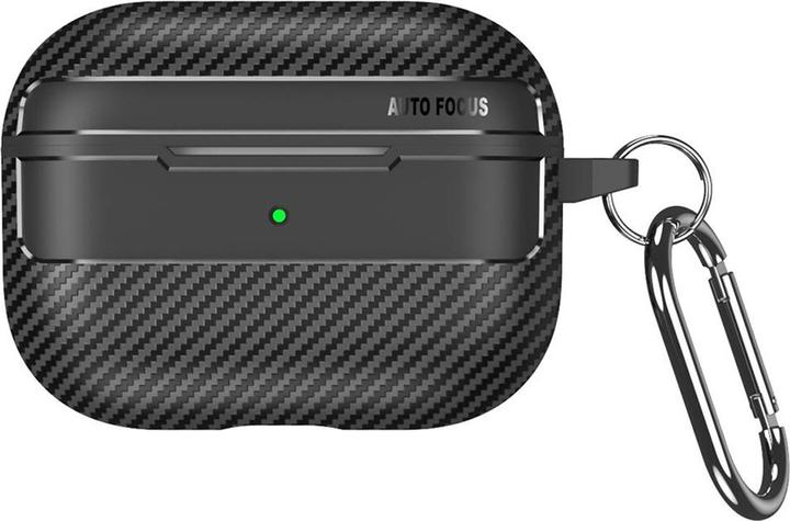 Produktbild Techsuit - CarbonFiber - for Apple AirPods Pro 1 / 2 - Black (Kopfhörer Hülle)