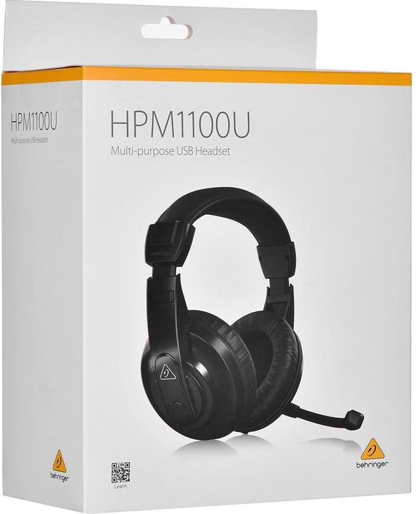 Actual product image Behringer HPM1100 - closed headphones su microphone and USB connection (ANC, Cable)
