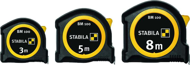 Produktbild Stabila Taschenbandmass BM 100, metrische Skala (M)