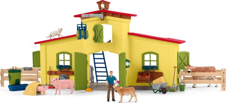 Produktbild Schleich Farm World Grosser Stall mit Tieren und Zubehör